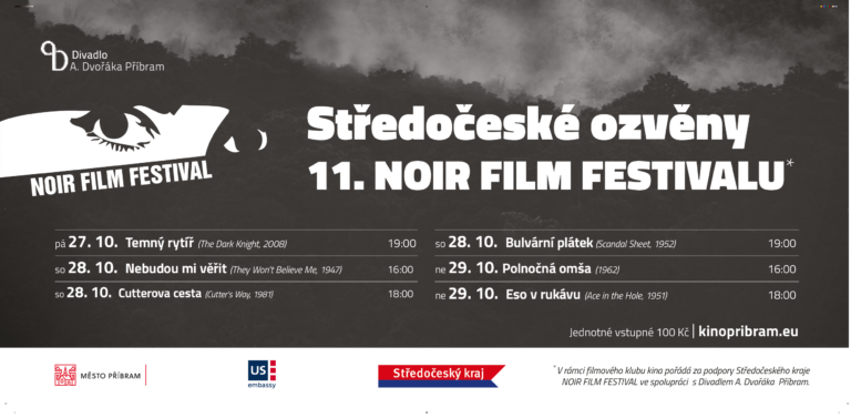 Středočeské Ozvěny Noir Film Festivalu v Příbrami